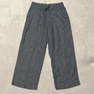 NWT H&M Linen Blend Wide Leg Striped Pants | 4